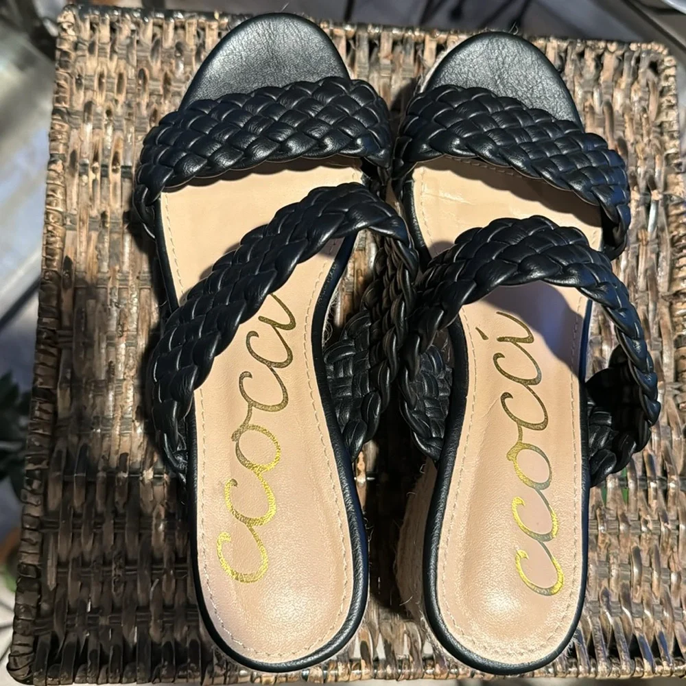CCOCCI women’s slip on espadrille wedge size 8‎